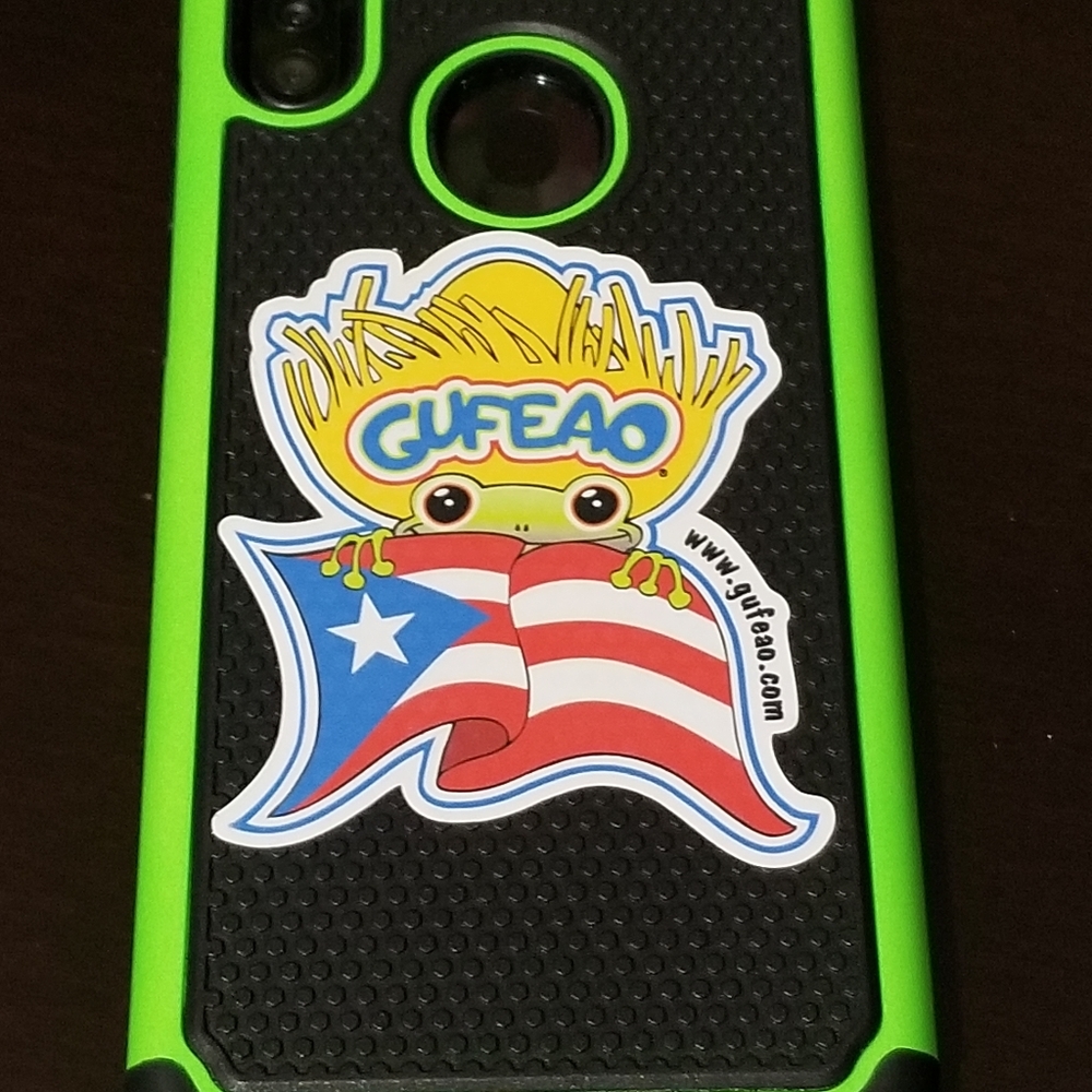 GUFEAO PUERTO RICO PVC STICKER.  FREE!!!